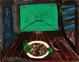 Bruno Cassinari, Natura morta, oil on canvas