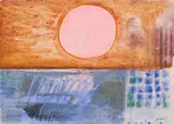 Bruno Saetti, Senza titolo, mixed media on paper applicata on canvas