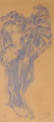 Lorenzo Viani, L'attore, 1910, pastel on cardboard