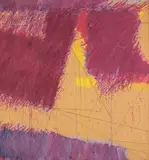 Sandro Martini, Senza titolo, 1975, tempera and mixed media on paper applicata on canvas