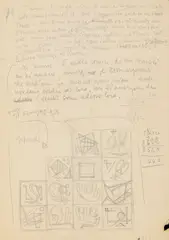 Atanasio Soldati, Composizioni, 1949, pencil and inchiostro on paper
