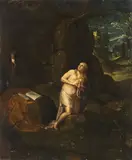 Antonio Monterumici, Maddalena penitente, oil on canvas
