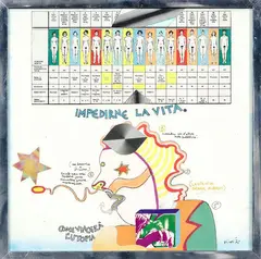 Impedirne la vita by Luca Alinari, 1972, collage and mixed media on card, offered Jul 2025