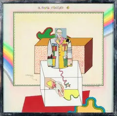 Luca Alinari, Il punto staccato 4, 1971, collage and mixed media on card