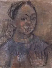 Figura by Mario Marcucci, oil on cardboard, offered Jul 2025