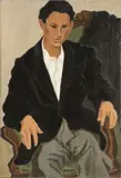 Cesare Peverelli, Ritratto maschile, 1943, oil on canvas