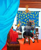 Roberto Pare, Vermeer Studio, 2020, acrylic on canvas