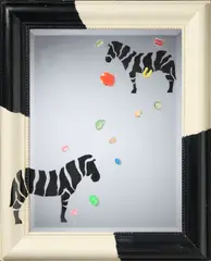 Renzo Nucara, Mirror Zebras, 2013, Specchio
