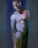 Klaus Karl Mehrkens, Nudo, 2001, oil on canvas