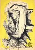 Vinicio Berti, Progetto macchina, 1964, mixed media on cardboard