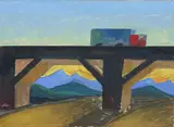 Salvo, Senza titolo, 1992, oil on paper applicata on canvas