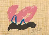 Salvatore Emblema, Senza titolo, screenprint a colori