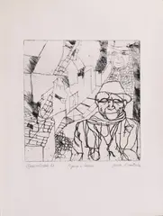 Due incisioni by Luigi Guerricchio, A) Figura e sasso, offered May 2025