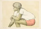 Figura by Nino Tirinnanzi, lithograph a colori, offered May 2025