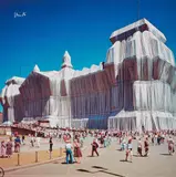 Christo, Wrapped Reichstag, 1995, Cromolitografia