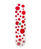 Yayoi Kusama, Red Dots Skateboard, 2018, Multiplo in legno