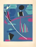 André Lanskoy, Senza titolo, lithograph a colori