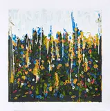 Mario Schifano, Splendore del floricoltore, 1997, screenprint polimaterica