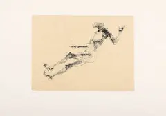 Leonardo Cremonini, Corpo nell'acqua, 1970, etching
