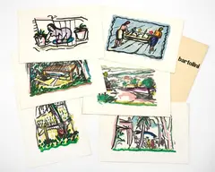 Cartella «6 litografie di Bartolini» by Luigi Bartolini, 1961, lithograph, offered May 2025