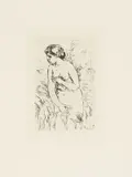 Pierre-Auguste Renoir, Baigneuse, etching