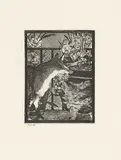 Edouard Manet, La chat e les fleurs, etching
