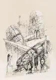 Fabrizio Clerici, Senza titolo, lithograph