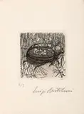 Luigi Bartolini, Ex Libris, etching