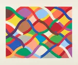 Piero Dorazio, Senza titolo, 1965, lithograph a colori