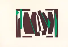 Senza titolo by Mauro Reggiani, lithograph, offered May 2025