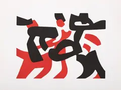 Senza titolo by Carla Accardi, etching and acquatinta, offered May 2025
