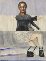 Ray Smith, Senza titolo, 1998, tempera on panel