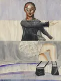 Ray Smith, Senza titolo, 1998, tempera on panel