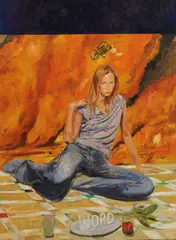 Dormice, Word, 2004, oil on canvas
