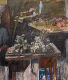 Enzo Faraoni, Natura morta nello studio