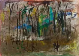 Dino Caponi, Bosco, 1958, oil on canvas