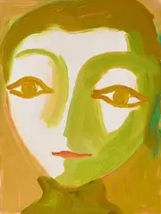 Viso by Virgilio Guidi, 1969, oil on canvas, offered May 2025