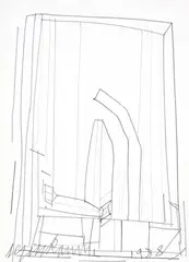 Sergio Romiti, Composizione, 1988, pencil on paper