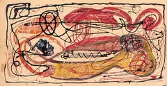 Giuseppe Allosia, Senza titolo, 1950, mixed media on paper