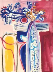 Carmelo Zotti, Senza titolo, 1962, mixed media on paper