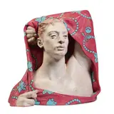 Livio Scarpella, Busto maschile, 2001, Scultura in terracotta dipinta