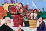 Antonio Possenti, Senza titolo, 1975, oil on panel