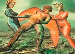 Paolo Consorti, Visione n. 08, 2001, mixed media on canvas