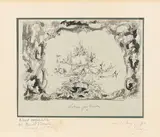 Fabrizio Clerici, Disegno per «Armida», ink on paper