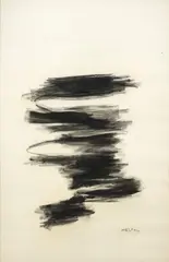 Gino Meloni, Senza titolo, charcoal on paper