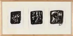 Alessandro Verdi, Tre disegni, ink on paper