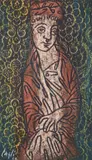 Corrado Cagli, Figura, 1964, mixed media on paper