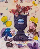 Antonio Possenti, Senza titolo, oil on canvas board