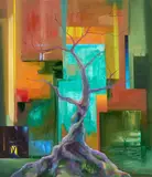 Antonello Spadafora, Senza titolo, 2024, oil on canvas