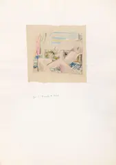 Tomaso Buzzi, Per le "Finestre di carne", collage and mixed media on paper lucida and card